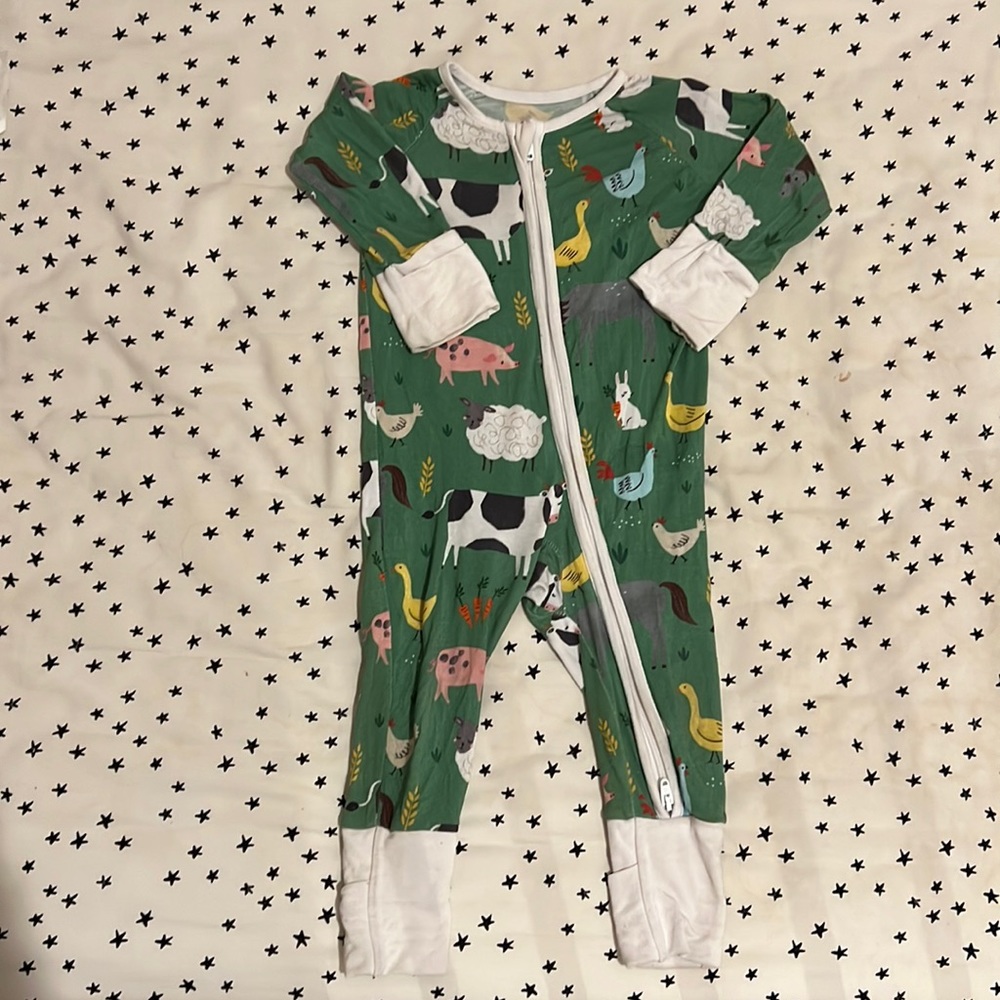 Gently worn Little Sleepies Zippy [0-3m]
